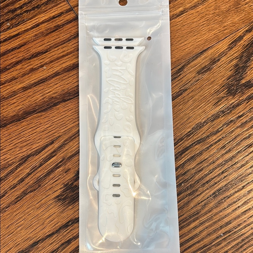 White Silicone Watch Band